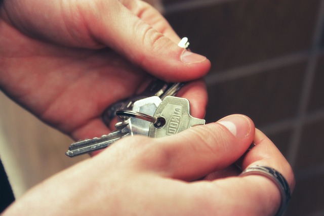 Schlüssel zur neuen Mietwohnung